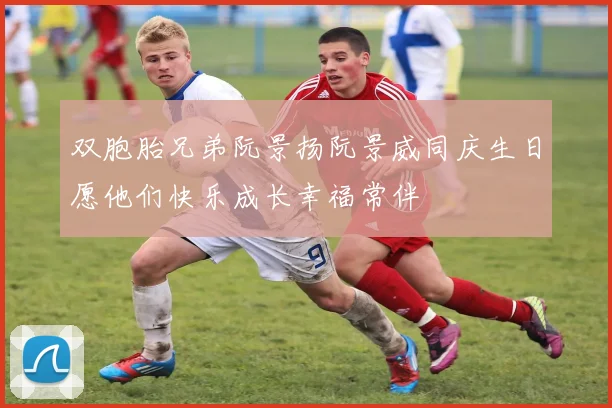 双胞胎兄弟阮景扬阮景威同庆生日愿他们快乐成长幸福常伴